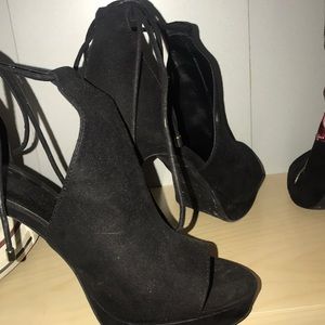 Black high heels